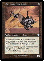 Magic the Gathering Card - Phyrexian War Beast - MTG Circle