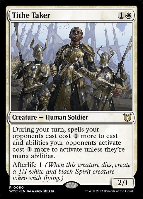 Magic the Gathering Card - Tithe Taker - MTG Circle