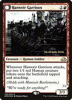 Magic the Gathering Card - Hanweir Garrison - MTG Circle