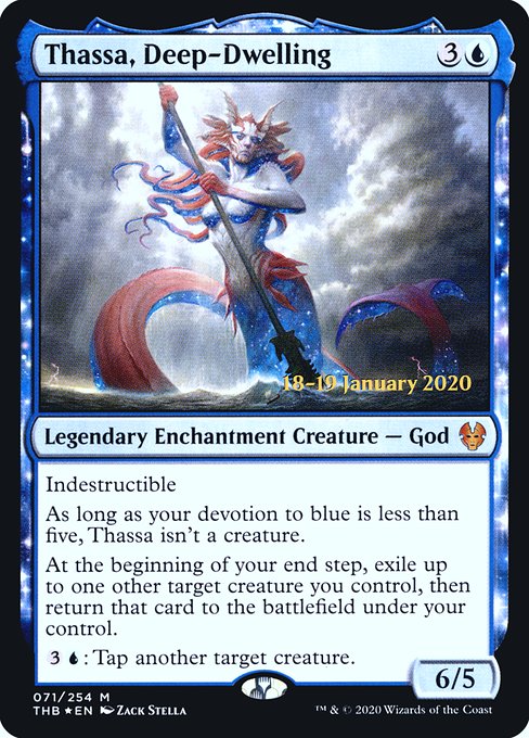 Magic the Gathering Card - Thassa, Deep-Dwelling - MTG Circle