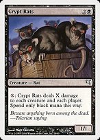 Magic the Gathering Card - Crypt Rats - MTG Circle