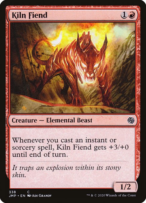 Magic the Gathering Card - Kiln Fiend - MTG Circle