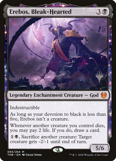 Magic the Gathering Card - Erebos, Bleak-Hearted - MTG Circle