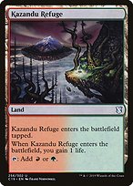 Magic the Gathering Card - Kazandu Refuge - MTG Circle