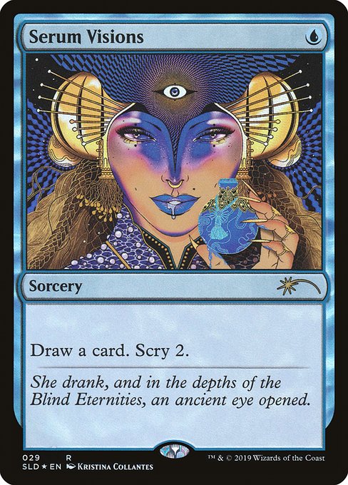 Magic the Gathering Card - Serum Visions - MTG Circle