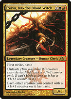Magic the Gathering Card - Exava, Rakdos Blood Witch - MTG Circle