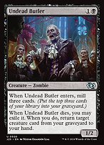 Magic the Gathering Card - Undead Butler - MTG Circle