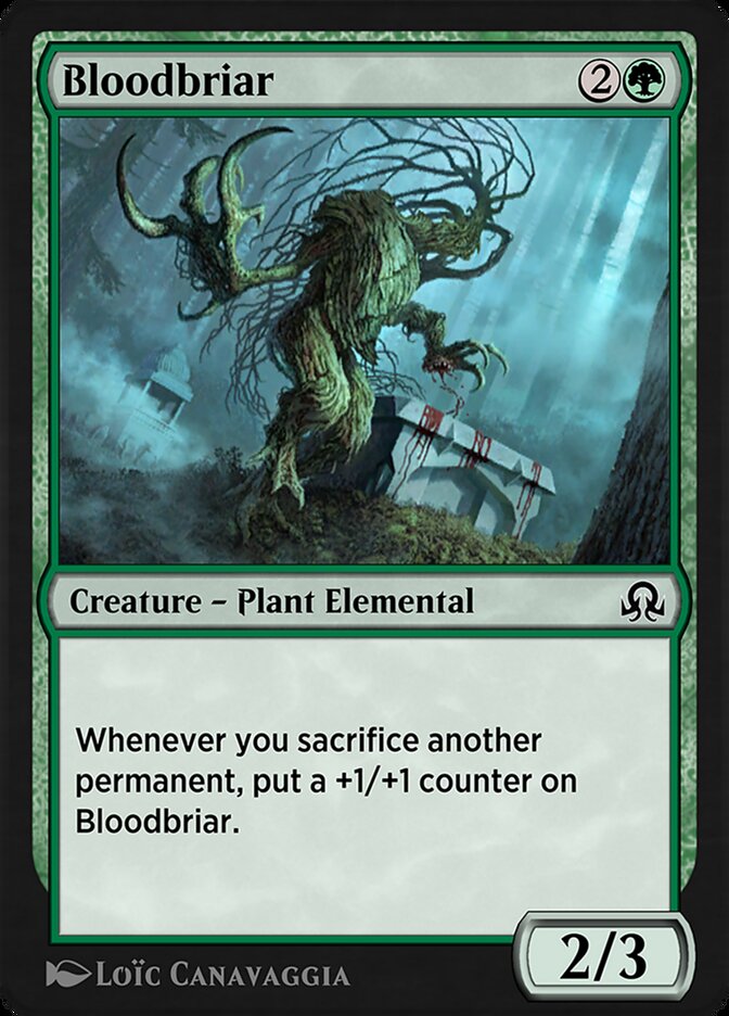 Magic the Gathering Card - Bloodbriar - MTG Circle