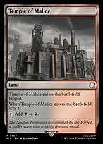 Magic the Gathering Card - Temple of Malice - MTG Circle