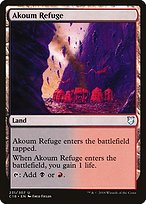 Magic the Gathering Card - Akoum Refuge - MTG Circle