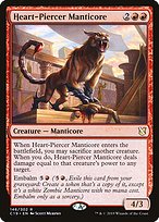 Magic the Gathering Card - Heart-Piercer Manticore - MTG Circle