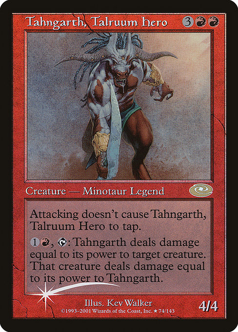 Magic the Gathering Card - Tahngarth, Talruum Hero - MTG Circle