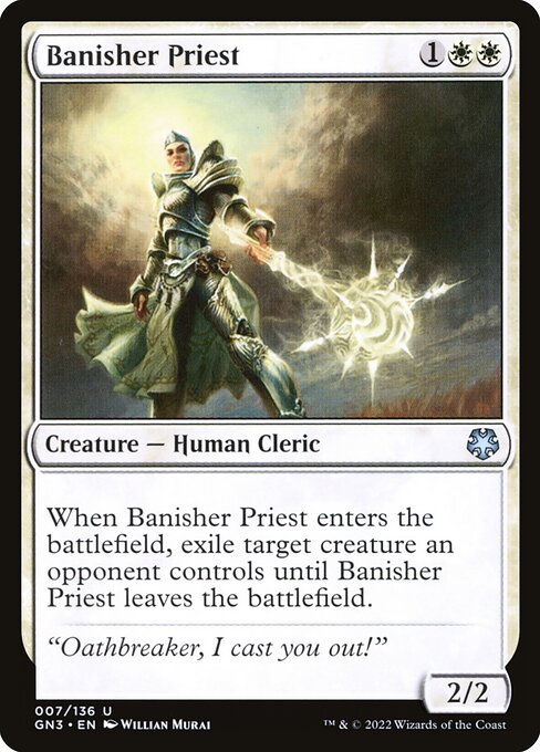 Magic the Gathering Card - Banisher Priest - MTG Circle