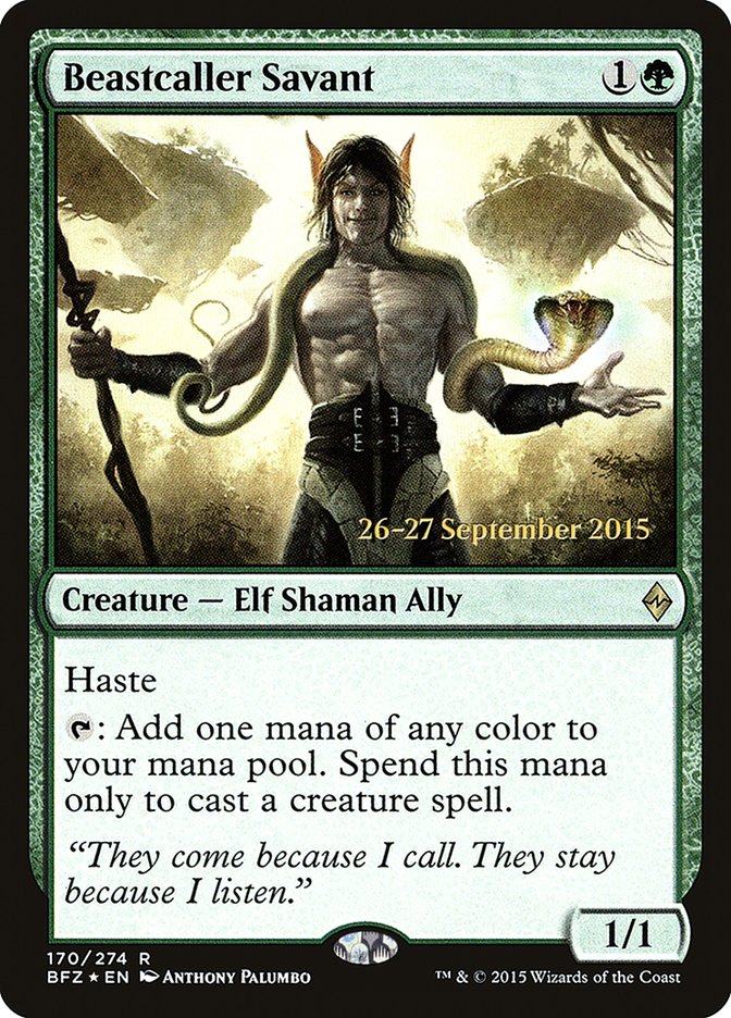 Magic the Gathering Card - Beastcaller Savant - MTG Circle