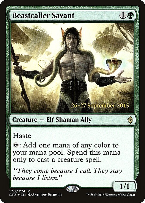 Magic the Gathering Card - Beastcaller Savant - MTG Circle