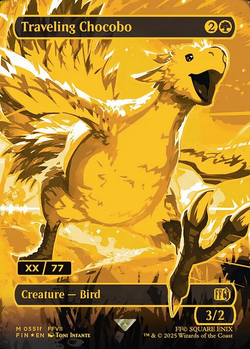 Magic the Gathering Card - Traveling Chocobo - MTG Circle