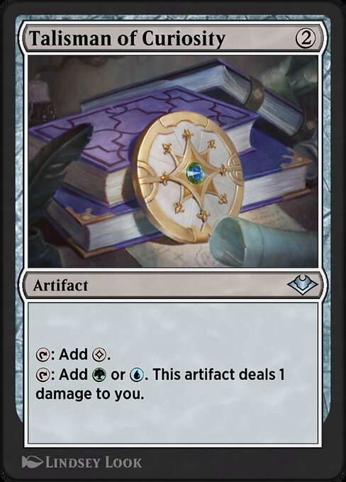 Magic the Gathering Card - Talisman of Curiosity - MTG Circle