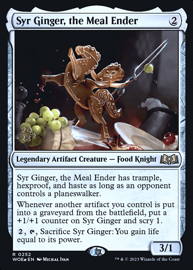 Magic the Gathering Card - Syr Ginger, the Meal Ender - MTG Circle