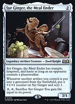 Magic the Gathering Card - Syr Ginger, the Meal Ender - MTG Circle