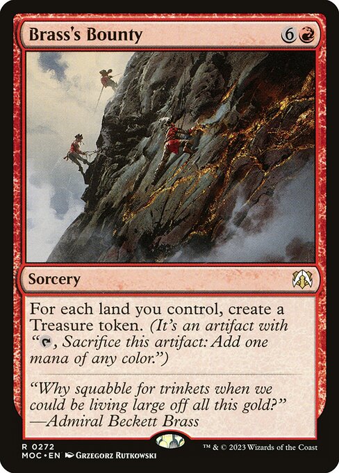 Magic the Gathering Card - Brass's Bounty - MTG Circle