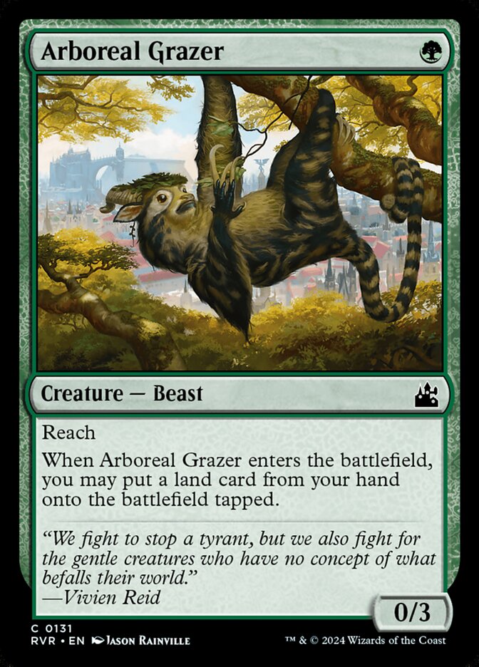 Magic the Gathering Card - Arboreal Grazer - MTG Circle