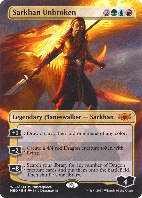 Magic the Gathering Card - Sarkhan Unbroken - MTG Circle