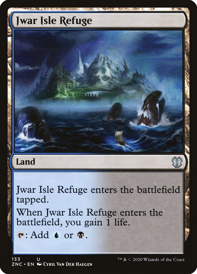 Magic the Gathering Card - Jwar Isle Refuge - MTG Circle