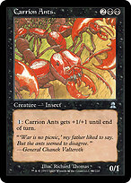 Magic the Gathering Card - Carrion Ants - MTG Circle