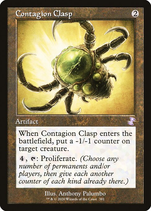 Magic the Gathering Card - Contagion Clasp - MTG Circle