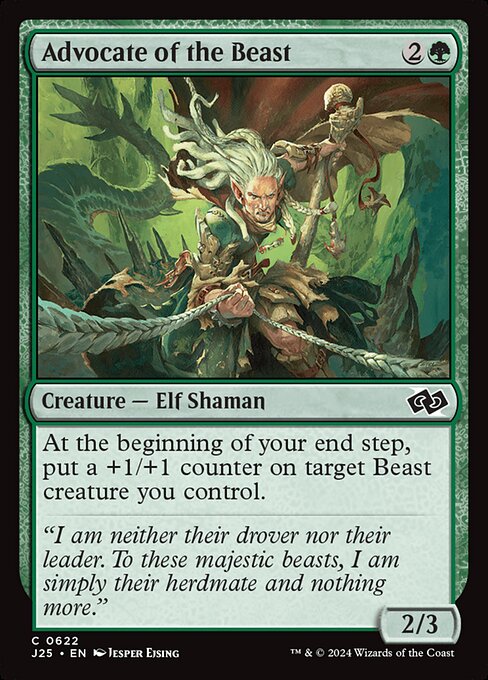 Magic the Gathering Card - Advocate of the Beast - MTG Circle