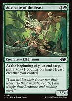 Magic the Gathering Card - Advocate of the Beast - MTG Circle