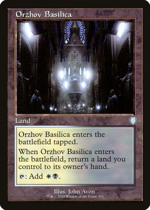 Magic the Gathering Card - Orzhov Basilica - MTG Circle