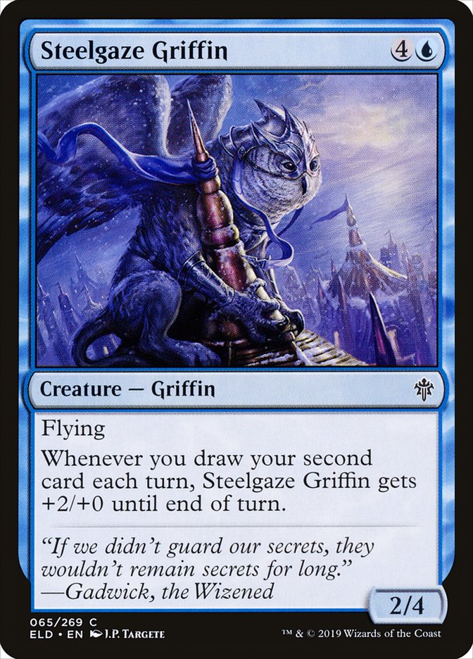 Magic the Gathering Card - Steelgaze Griffin - MTG Circle