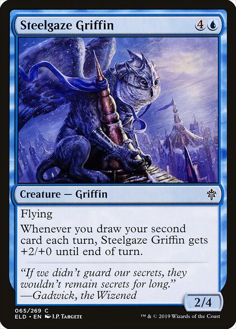 Magic the Gathering Card - Steelgaze Griffin - MTG Circle