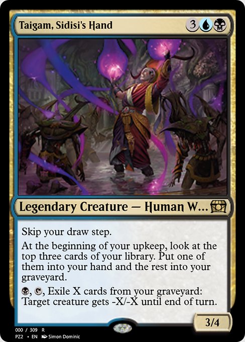 Magic the Gathering Card - Taigam, Sidisi's Hand - MTG Circle