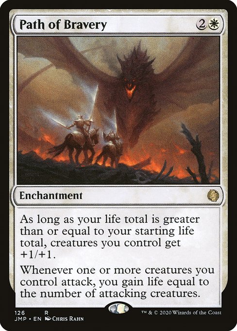 Magic the Gathering Card - Path of Bravery - MTG Circle