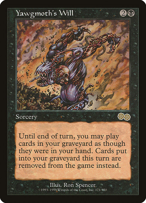 Magic the Gathering Card - Yawgmoth's Will - MTG Circle