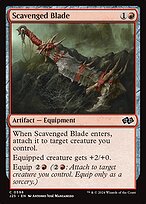 Magic the Gathering Card - Scavenged Blade - MTG Circle