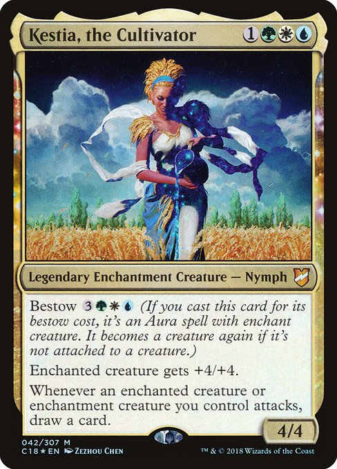 Magic the Gathering Card - Kestia, the Cultivator - MTG Circle