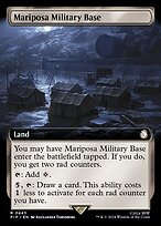 Magic the Gathering Card - Mariposa Military Base - MTG Circle