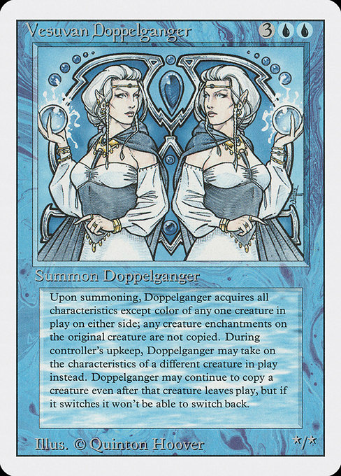 Magic the Gathering Card - Vesuvan Doppelganger - MTG Circle