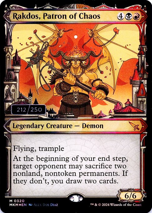Magic the Gathering Card - Rakdos, Patron of Chaos - MTG Circle