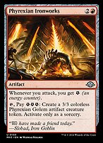 Magic the Gathering Card - Phyrexian Ironworks - MTG Circle