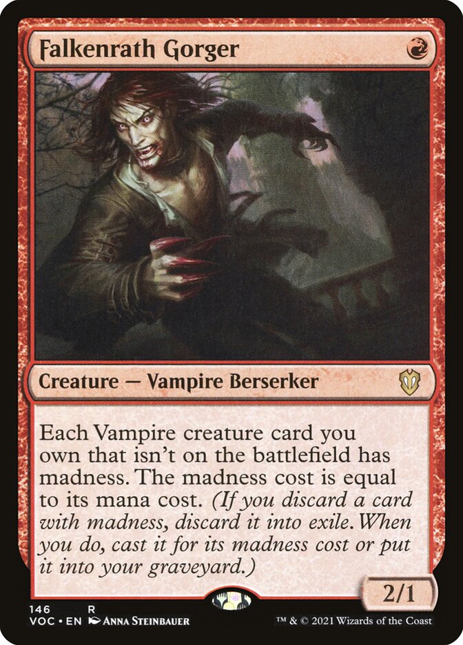 Magic the Gathering Card - Falkenrath Gorger - MTG Circle