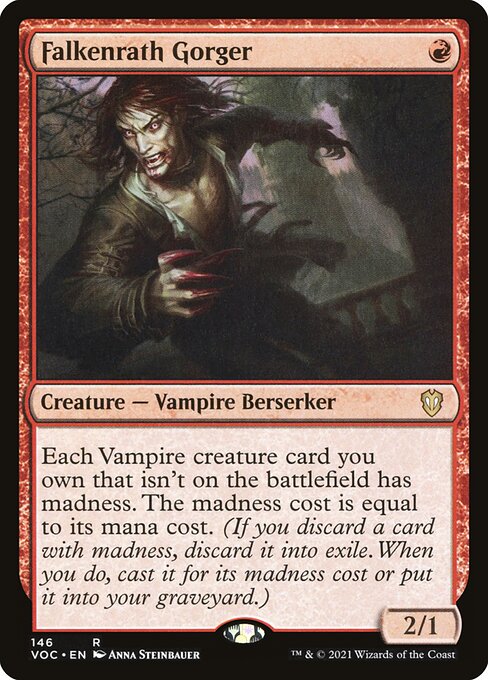 Magic the Gathering Card - Falkenrath Gorger - MTG Circle