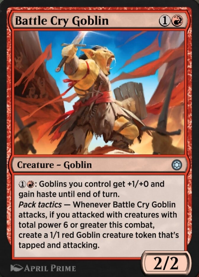 Magic the Gathering Card - Battle Cry Goblin - MTG Circle
