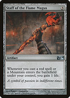 Magic the Gathering Card - Staff of the Flame Magus - MTG Circle