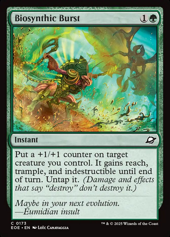 Magic the Gathering Card - Biosynthic Burst - MTG Circle