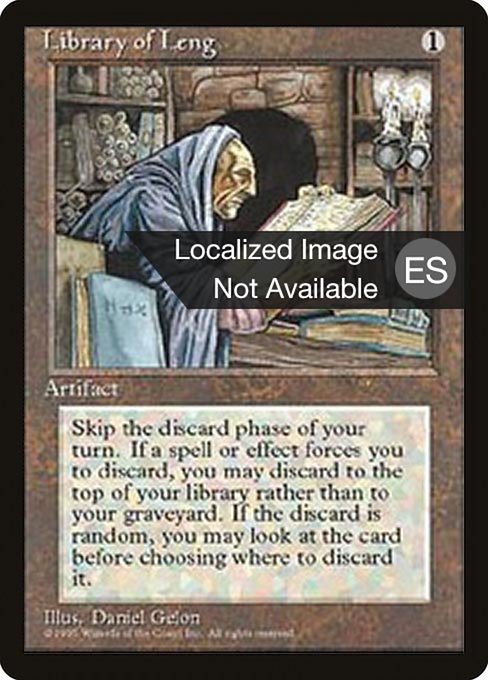 Magic the Gathering Card - Library of Leng - MTG Circle