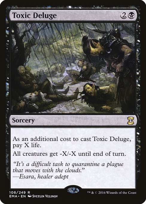 Magic the Gathering Card - Toxic Deluge - MTG Circle